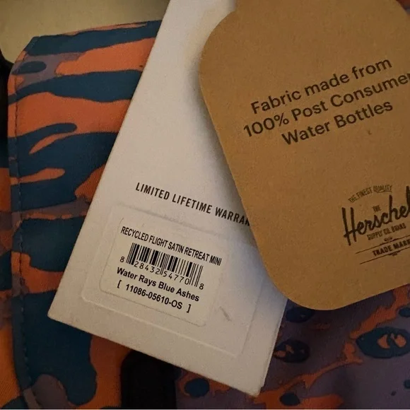 NEW Herschel Supply Company Camo Mini Backpack Recycled Flight Satin Retreat - Picture 6 of 11